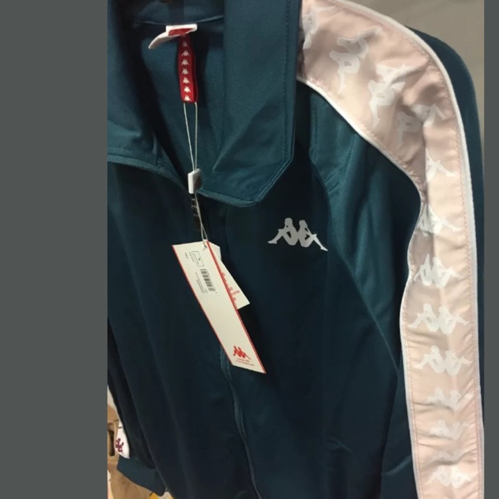 NWT KAPPA MEN zip Jacket jogging sport activewear